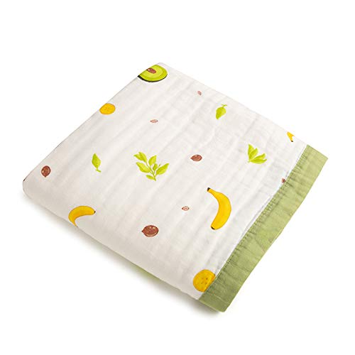 KICKS & CRAWL Kicks Crawl Avocuddle Quilted Muslin Baby Blanket 100 Muslin Cotton 110 x 110 cm - Image 2