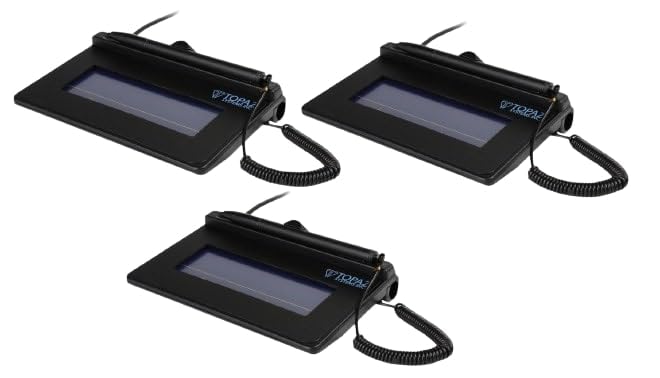 Topaz Systems Topaz T-S460-HSB-R, SigLite 1x5 Signature Pad, USB (Pack of 3 Pcs) - Image 1
