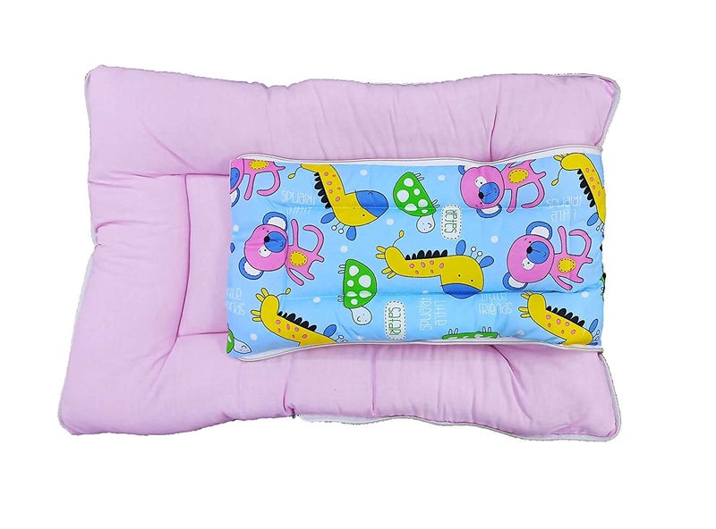 CUSTOMARY Cotton Baby 2 In 1 Sleeping Bag/Carry Bag/Bedding Set/Gift Set (0 To 3 Month, Baby Blue) Skin Friendly - Image 3