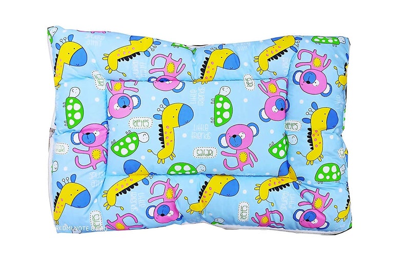 CUSTOMARY Cotton Baby 2 In 1 Sleeping Bag/Carry Bag/Bedding Set/Gift Set (0 To 3 Month, Baby Blue) Skin Friendly - Image 4