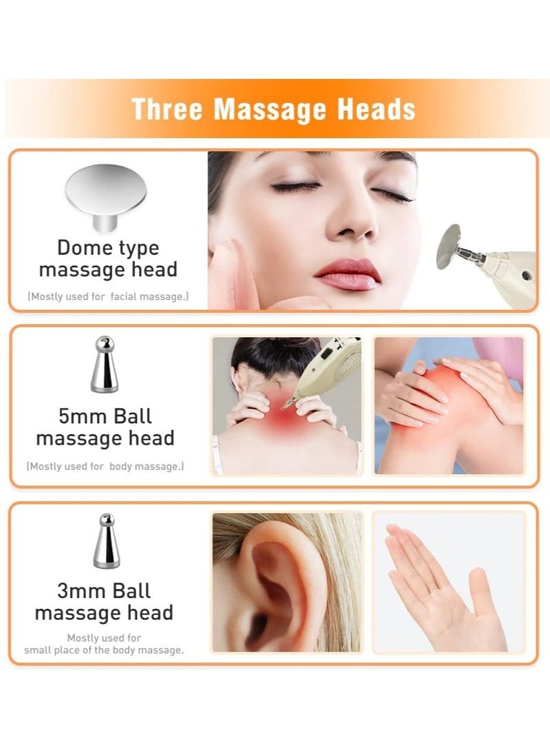 general Electronic Acupuncture Pen - Meridian Pen Find Acupoints Automatically with 3 Massage Heads Rechargeable - Image 4