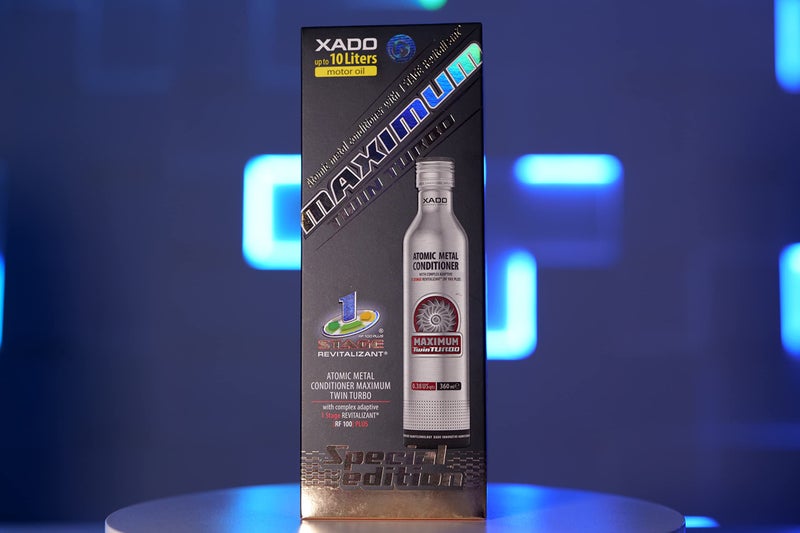 Xado إضافة زيت المحرك XADO - معالج معدني لعلاج المحرك - حماية من التآكل وإعادة بناء المعادن المتآكلة - النسخة الممتازة - 1 مرحلة أقصى توأم توربو (محركات عالية الأداء 3-10Qt) - Image 3