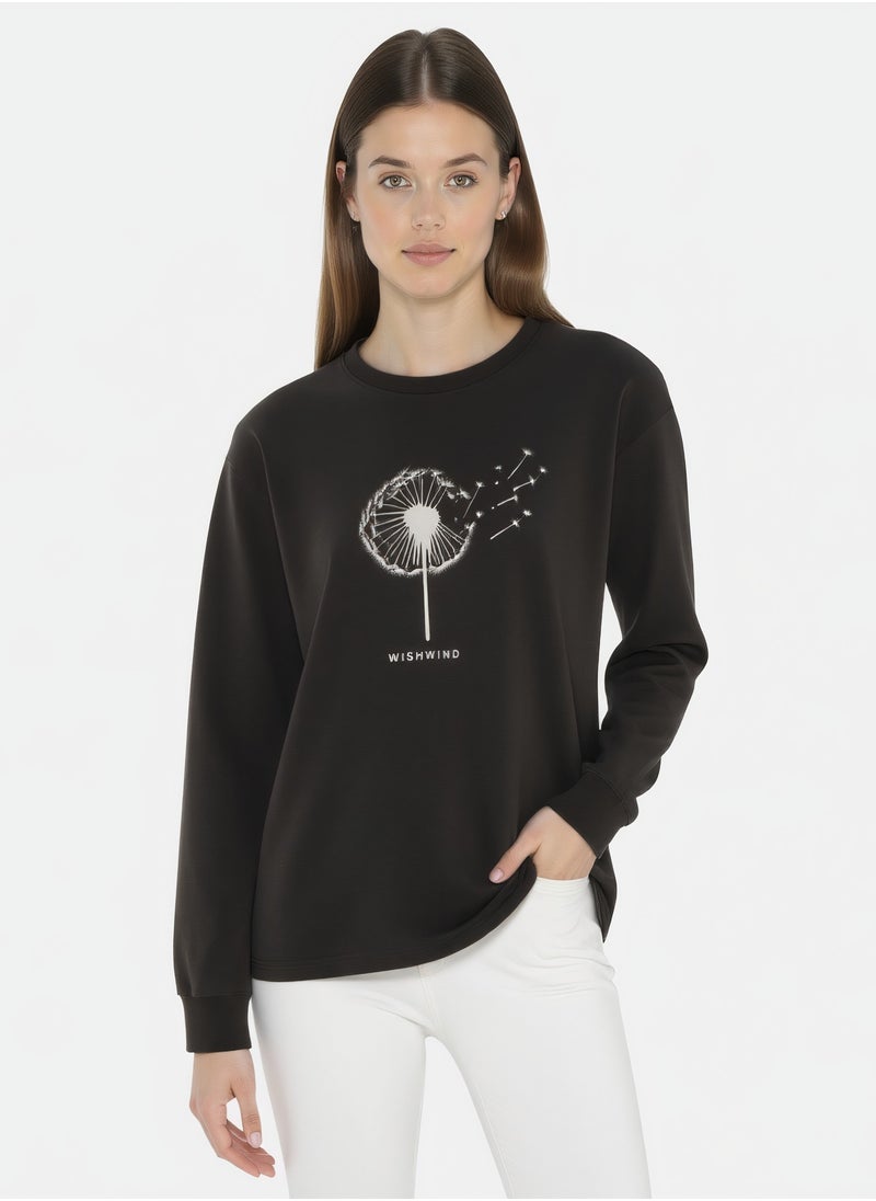 WISHWIND Unisex Dandelion Long Sleeve Sweatshirt – Black - pzsku/Z35F5659142B25B4252E9Z/45/1741683830/2255f65d-a9e3-45fd-8610-614486516f4f