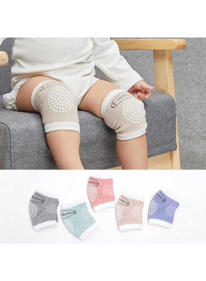 Baby Crawling Anti-Slip Knee Pads, Adjustable Elastic Leg Warmers, Anti Slip Leg Protector For Unisex Toddlers - Image 4