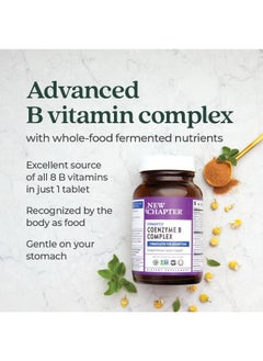 New Chapter Vitamin B Complex - Coenzyme B Food Complex With Vitamin B12 + Vitamin B6 + Biotin + Organic Non-Gmo Ingredients - 60 Ct  - Image 3