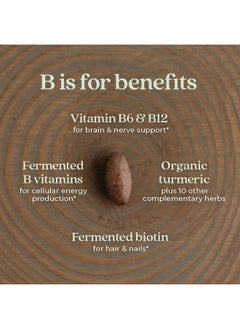 New Chapter Vitamin B Complex - Coenzyme B Food Complex With Vitamin B12 + Vitamin B6 + Biotin + Organic Non-Gmo Ingredients - 60 Ct  - Image 4
