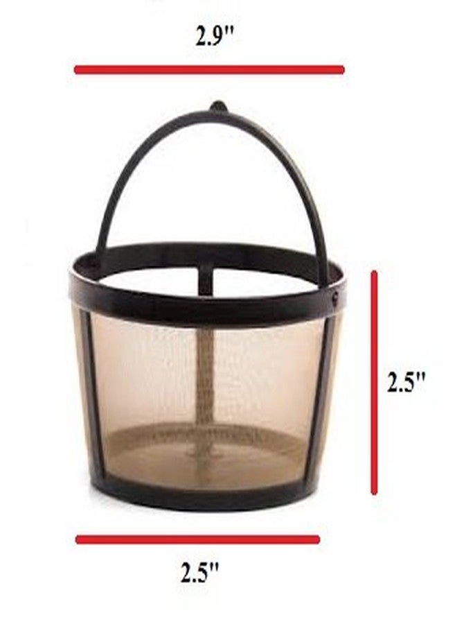 Asfroy 4-Cup Basket Style Permanent Coffee Filters for Mr. Coffee 4 Cup Coffeemakers, Set of 2 (2.9IN) - Image 2