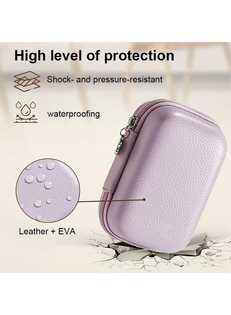 Bincoo Camera Case for CAMKORY/for Kodak Pixpro/for VAHOIALD/for Sony DSCW800 830/ for Canon PowerShot 180 190 Cameras Storage Holder for Accessories (Box Only)-Purple - Image 4