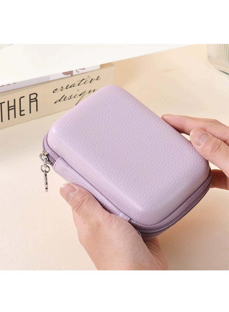 Bincoo Camera Case for CAMKORY/for Kodak Pixpro/for VAHOIALD/for Sony DSCW800 830/ for Canon PowerShot 180 190 Cameras Storage Holder for Accessories (Box Only)-Purple - Image 5