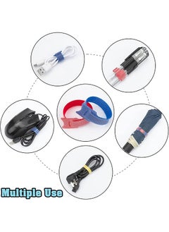 erorex Reusable Zip Tie Cable Ties Cord Organizer Cable Management Wire Management Cable Organizer Hook And Loop Cable Ties Twist Ties Cable Straps Tie Wraps Cord Ties Wire Ties Home Office Tie Wire 60 Pcs  - Image 5