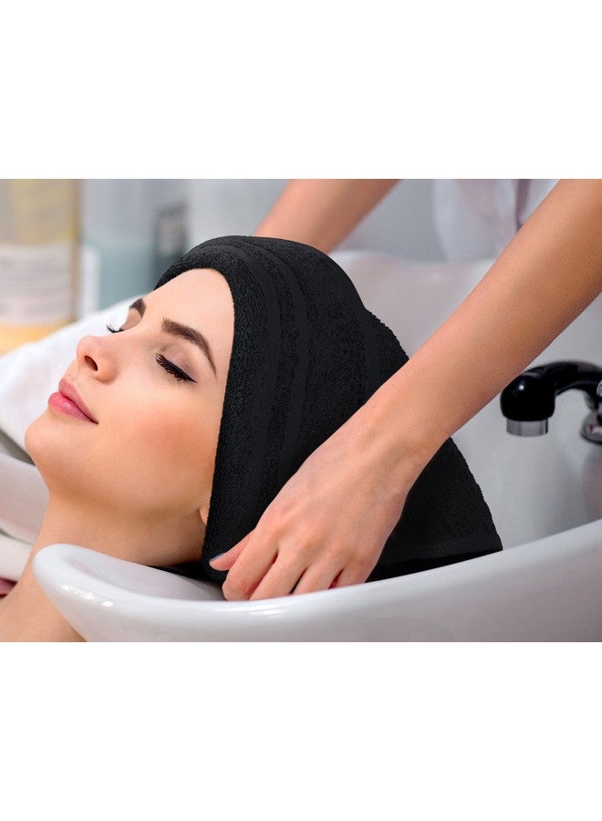 Utopia Towels - Cotton Bleach Proof Salon Towel (16x27 inches) - Bleach Safe Gym 100% Cotton Hand Towel (24 Pack, Black) - Image 4