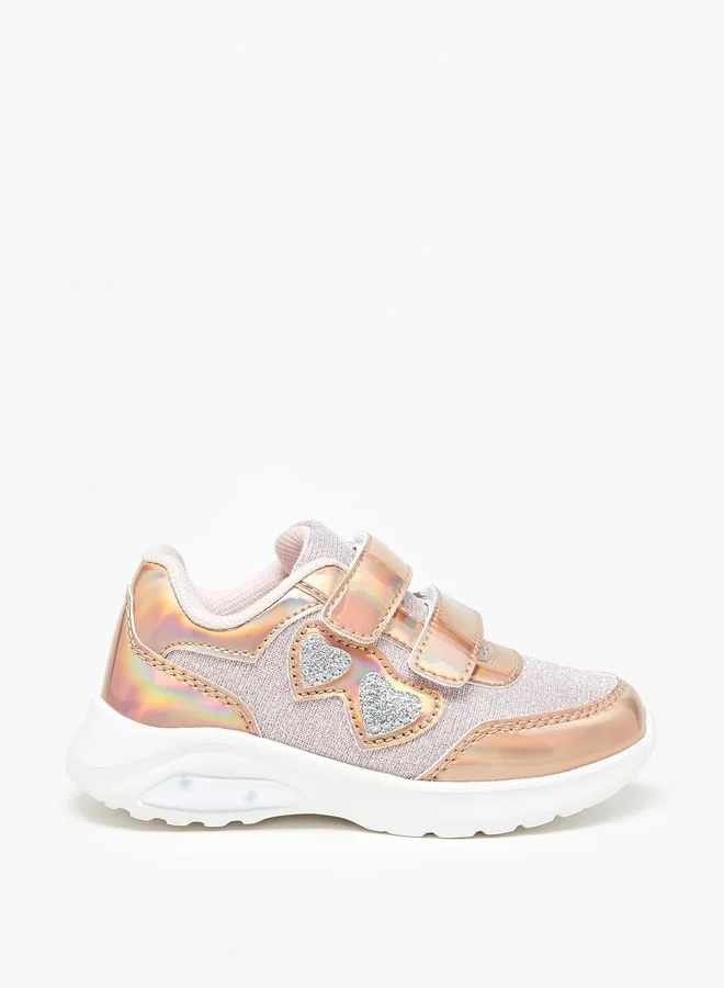 فلورا بيلا من شو إكسبرس Girl's Panelled Sports Shoes With Hook And Loop Closure Ramadan Collection