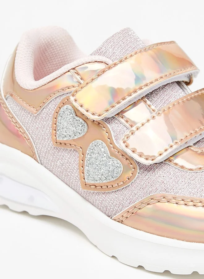 فلورا بيلا من شو إكسبرس Girl's Panelled Sports Shoes With Hook And Loop Closure Ramadan Collection