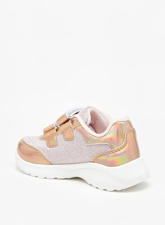 فلورا بيلا من شو إكسبرس Girl's Panelled Sports Shoes With Hook And Loop Closure Ramadan Collection