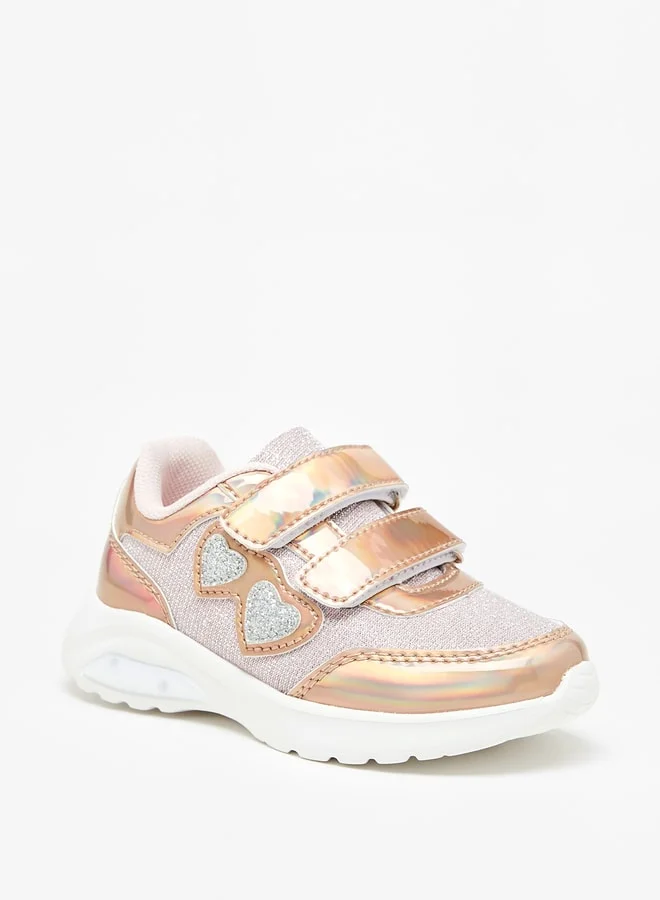 فلورا بيلا من شو إكسبرس Girl's Panelled Sports Shoes With Hook And Loop Closure Ramadan Collection