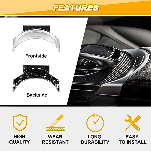 AUTOBABA Front Center Console Armrest Box Release Button Switch Cover Compatible with 2015-2021 Mercedes-Benz C Class C200 C300 C350E C400 C450 W205 2017-2021 AMG C43 GLC63 Replace# A2056803407, 2056803711 - Image 4