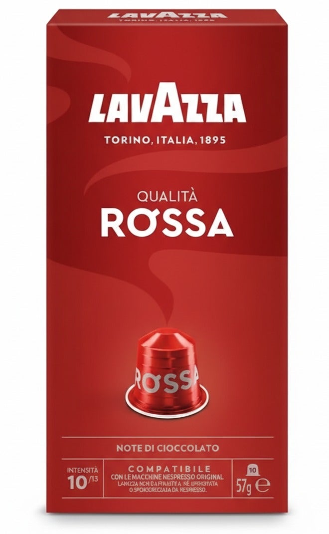 Lavazza Nespresso Compatible Qualita Rossa 10 Coffee Capsules 57g - Image 1