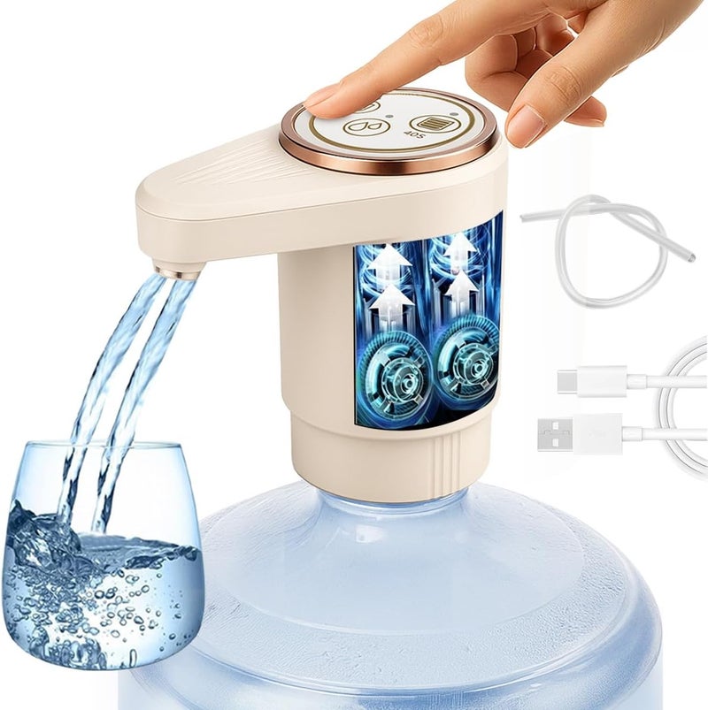 Proxima Direct Electric Water Pump with Double Outlets, Intelligent Quantification, and Type-C Charging - Ideal for Office, Home, and Kitchen - Image 1