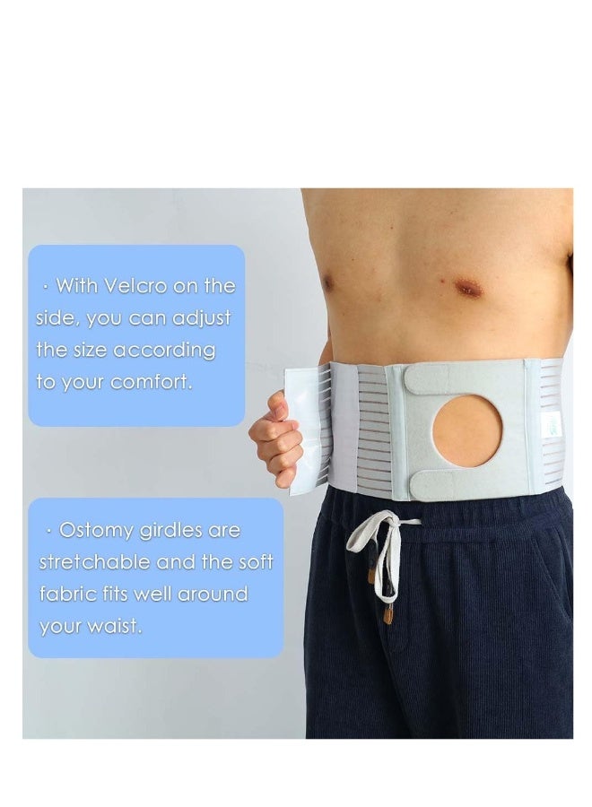 Generic Adjustable Abdominal Ostomy Support Belt for Ileostomy and Colostomy, Universal Protection for Ostomy Bags, Ideal for Post-Abdominal Surgery Recovery, Portable and Comfortable. - Image 3