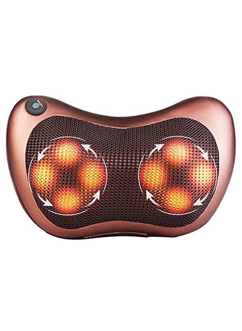 Neck Massage Pillow And Shoulders, Adomen, Legs Back Massager Relaxation By 8 Head With Magnet Vibrator Electric Heating Kneading Therapy - Image 1