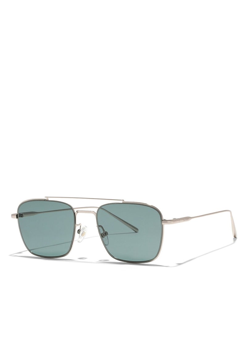 30Sundays VALIANT Men Green Sunglasses - Frame Material: Metal - Lens Color: Green- Frame Color: Gold - Full Rim - Image 2