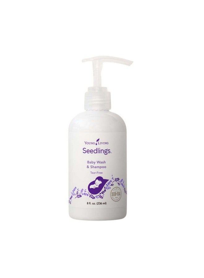 Young Living - Seedlings Baby Wash & Shampoo 8 fl oz | Gentle Baby Bath Products | Sweet & Calming Aroma for Babies | Infant Skincare for Nighttime Routine - Image 1