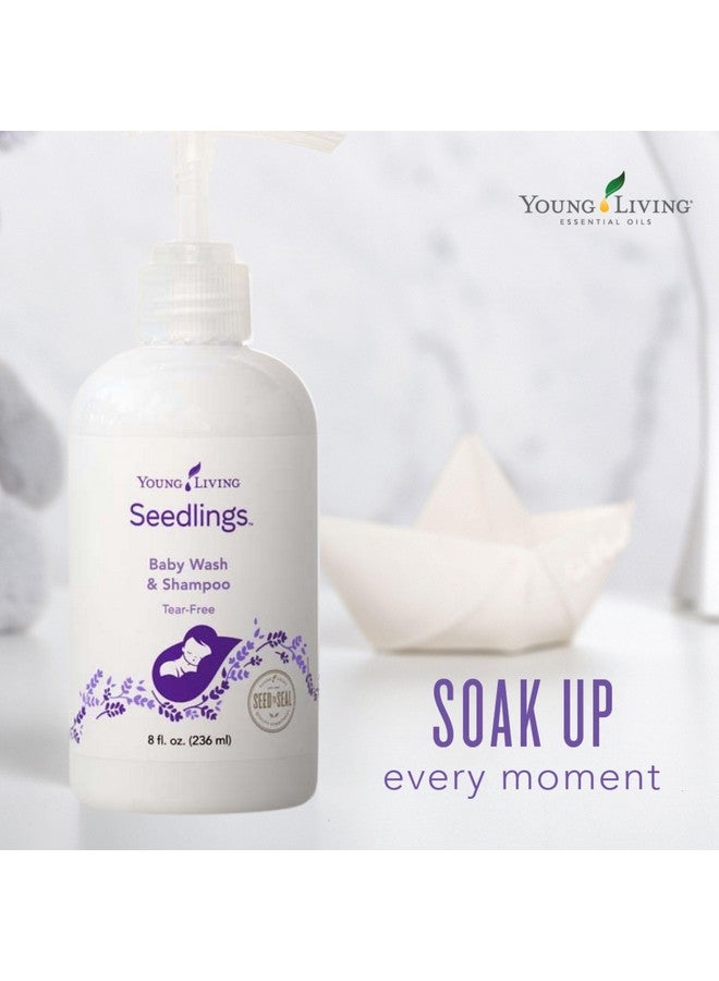 Young Living - Seedlings Baby Wash & Shampoo 8 fl oz | Gentle Baby Bath Products | Sweet & Calming Aroma for Babies | Infant Skincare for Nighttime Routine - Image 4