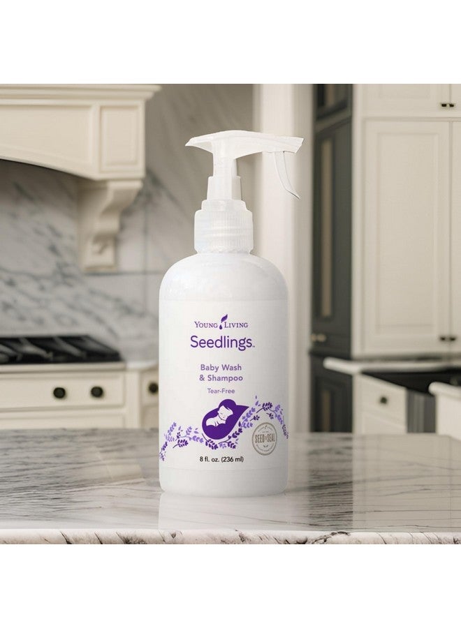 Young Living - Seedlings Baby Wash & Shampoo 8 fl oz | Gentle Baby Bath Products | Sweet & Calming Aroma for Babies | Infant Skincare for Nighttime Routine - Image 3