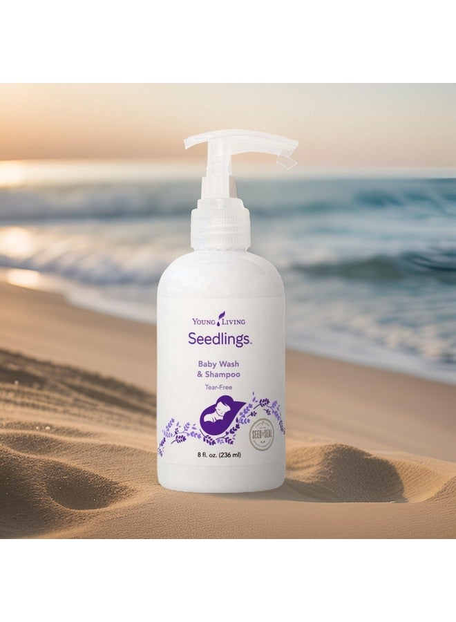 Young Living - Seedlings Baby Wash & Shampoo 8 fl oz | Gentle Baby Bath Products | Sweet & Calming Aroma for Babies | Infant Skincare for Nighttime Routine - Image 5