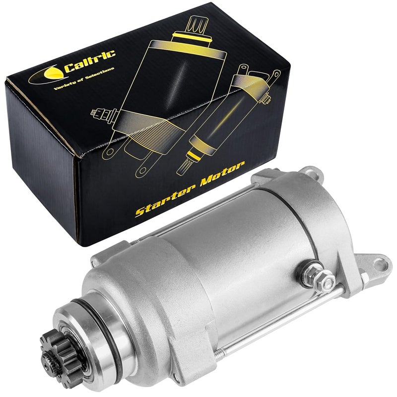 Caltric Starter Motor for Yamaha XVS11 XVS1100 V-Star 1100 Classic Custom Silverado (1999-2009) - Image 1