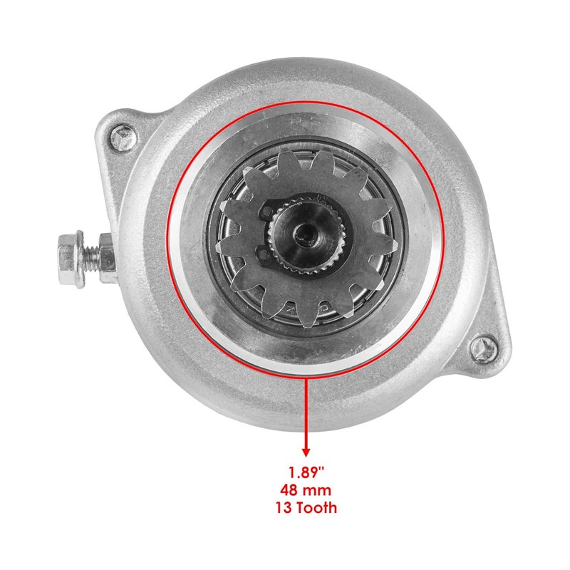 Caltric Starter Motor for Yamaha XVS11 XVS1100 V-Star 1100 Classic Custom Silverado (1999-2009) - Image 3