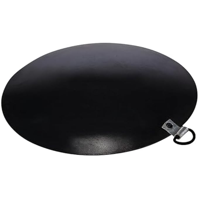 rayihni Lion Iron Ring Tawa HeavyDuty Cast Iron With OneSide Handle For Cooking Large Dosa Roti Paratha And Flatbreads With Even Heat Distribution 50Cm - Image 3