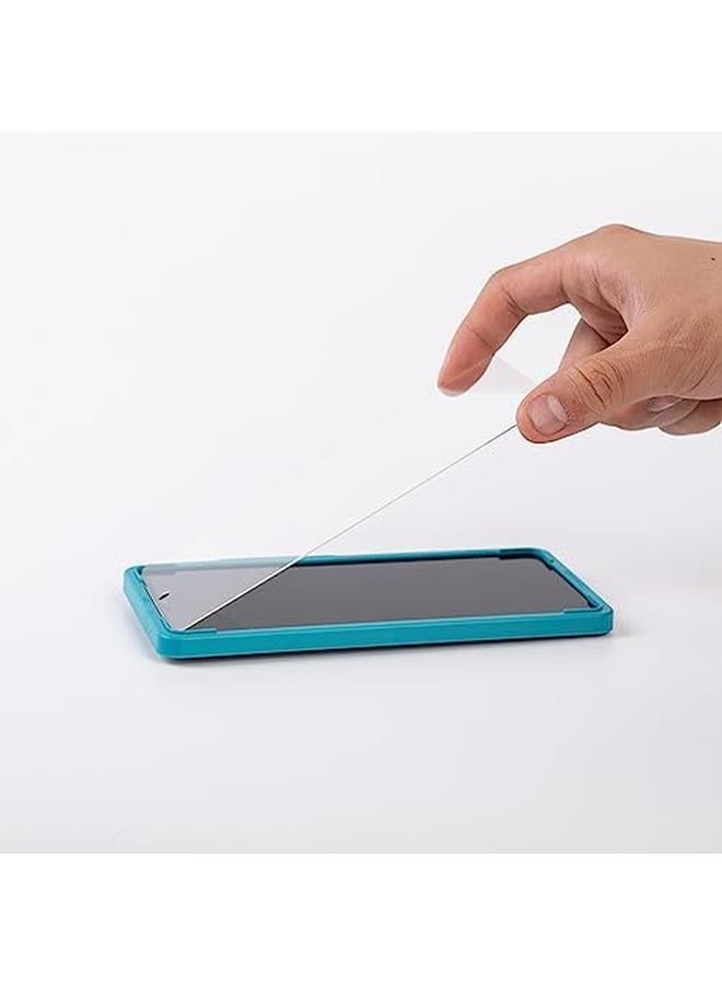 erorex 2 Pack Screen Protector For Xiaomi Poco M6 Pro 4G 6.67" 9H Hardness Tempered Glass With 1Pc Camera Lens Protector 1Pc Back Carbon Fiber Film Anti Scratch Bubble Free - Image 2