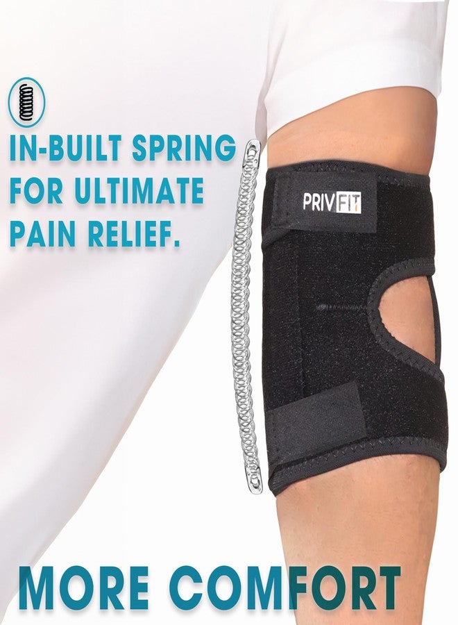 PRIVFIT Elbow Support Compression Stabilizer, Adjustable, Breathable Brace for Joint Pain Relief (1) - Image 2