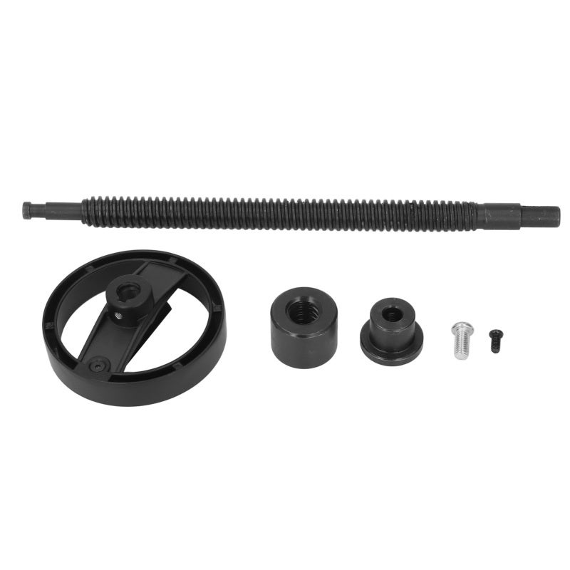 Workbench Vise Screw 300mm 45# Steel Construction Self-Locking Clamp - 100mm Handwheel T Type Screw for Workshop Garage - Image 1