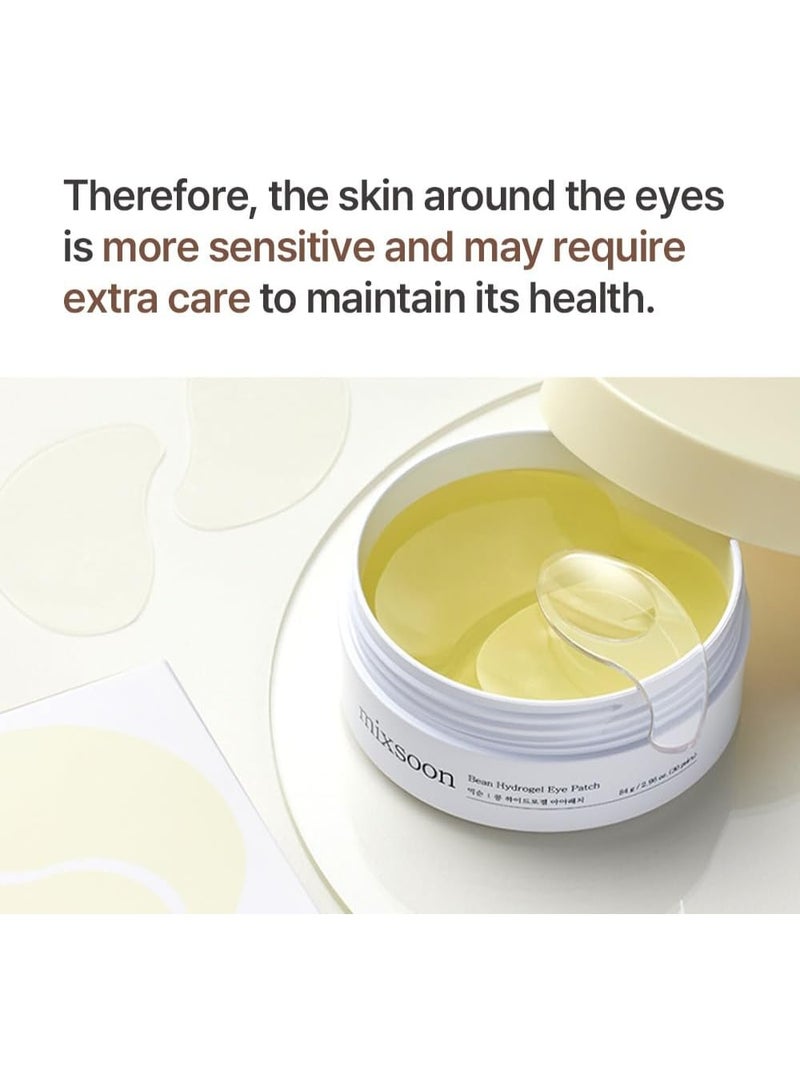 Mixsoon Bean Hydrogel Eye Patch - 84g (30 Pairs) | Amino Acid & Collagen-Infused | Hydrating & Brightening | Peptide-Enriched | Gentle Care for Under Eyes & Smile Lines - Image 5