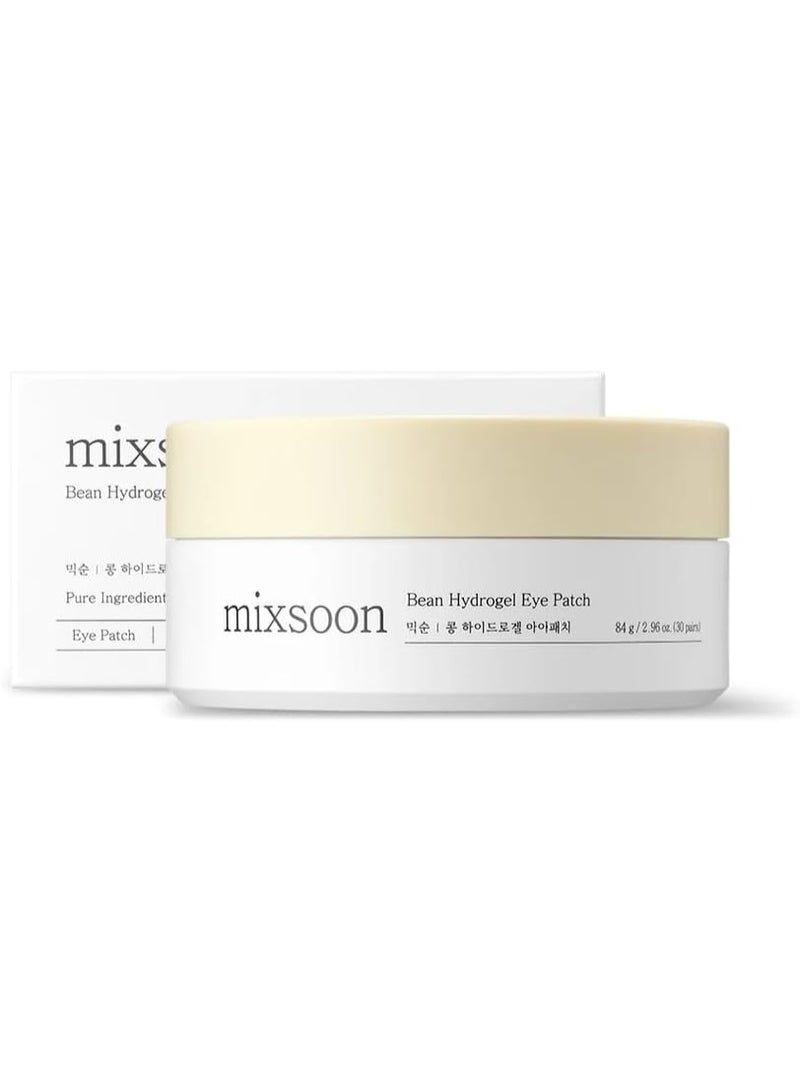 Mixsoon Bean Hydrogel Eye Patch - 84g (30 Pairs) | Amino Acid & Collagen-Infused | Hydrating & Brightening | Peptide-Enriched | Gentle Care for Under Eyes & Smile Lines - Image 2