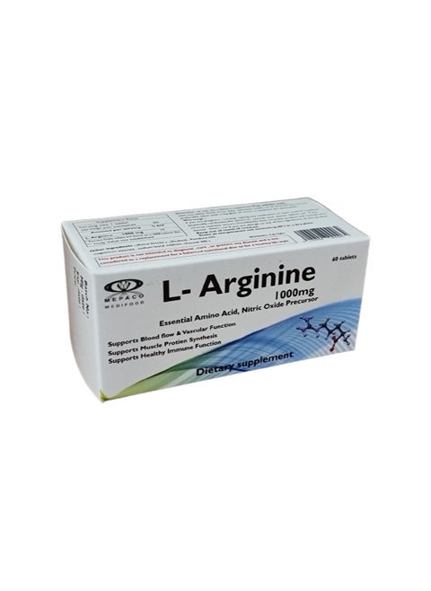 L-Arginine 60 tablets