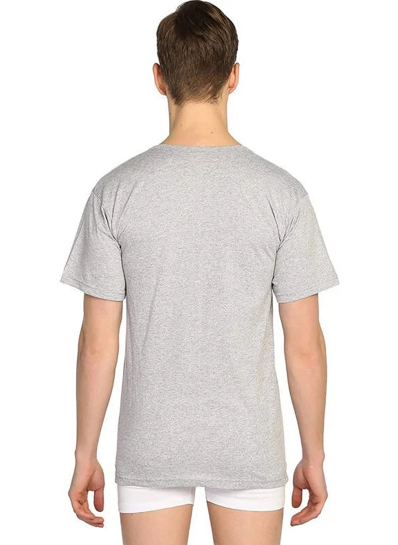 Seher Yıldızı Dawn Star Men's Large Size Colorful Crew Neck Athlete 6 Pack