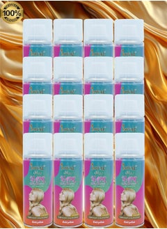 16 Pieces Roval Temporary Hair Color Spray Gold Yellow 125ml