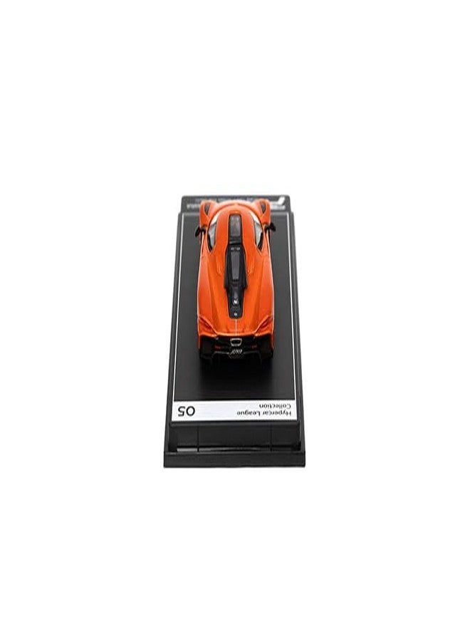 PosterCars 1:64 Scale Koenigsegg Jesko Absolut Orange Hypercar League Collection No.5 Sculpture - Image 2