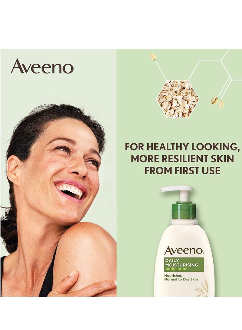 Aveeno 2-Pieces Active Naturals Daily Nourishing Lotion 2x500 mL - Image 2