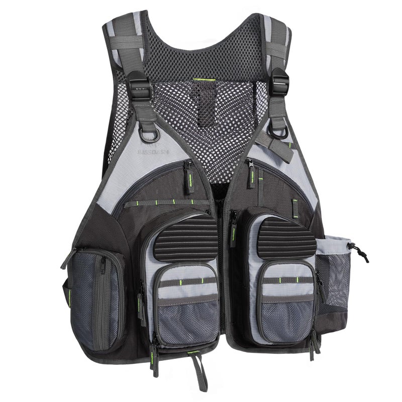 BASSDASH Strap Fishing Vest Adjustable for Men and Women for Fly Bass Fishing and Outdoor Activities - Image 2