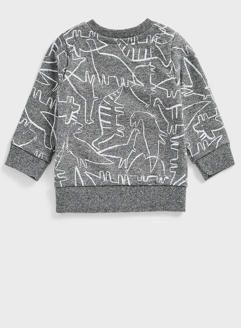 mothercare Dino Print Sweat Top