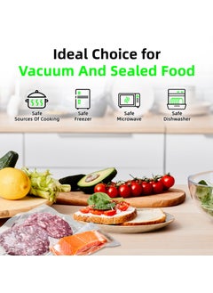Generic Vacuum Sealer Machine, 50 Vacuum Bags, Built-in Cutter, LED Indicators, for Dry/Moist Food  - Image 5