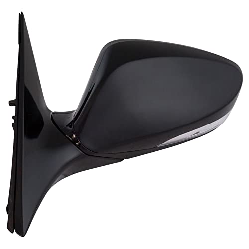 TRQ Left Mirror with Housing Turn Signal Drivers Side Compatible with 2014-2016 Hyundai Veloster HY1320219 - Image 1