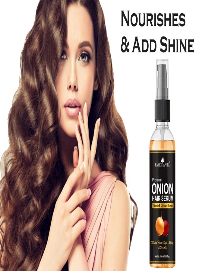 Park Daniel Premium Onion Hair Serum With Vitamin E-For Silky & Smooth Hair (100 ml), Yellow - Image 5