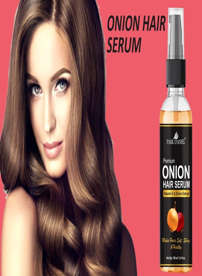 Park Daniel Premium Onion Hair Serum With Vitamin E-For Silky & Smooth Hair (100 ml), Yellow - Image 4