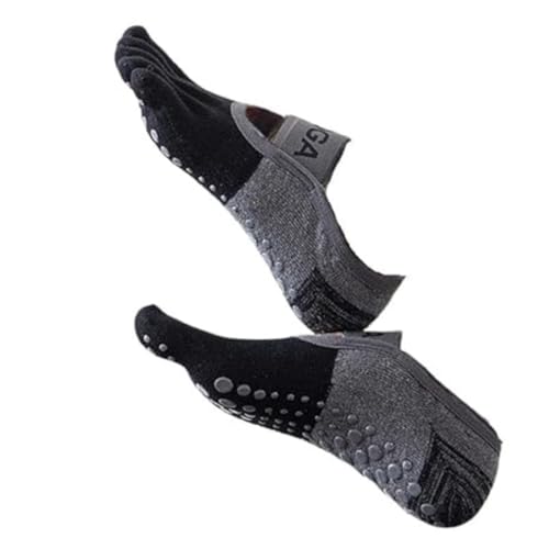 Digital Shoppy Women's Fashionable Pilates Toe Socks- Black - Image 1