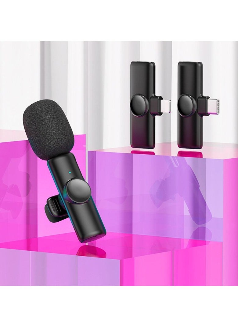 Professional Wireless Microphone For Video Recordings live Games And Personal Television Or Business Interviews It Works On The Android System Type C 1